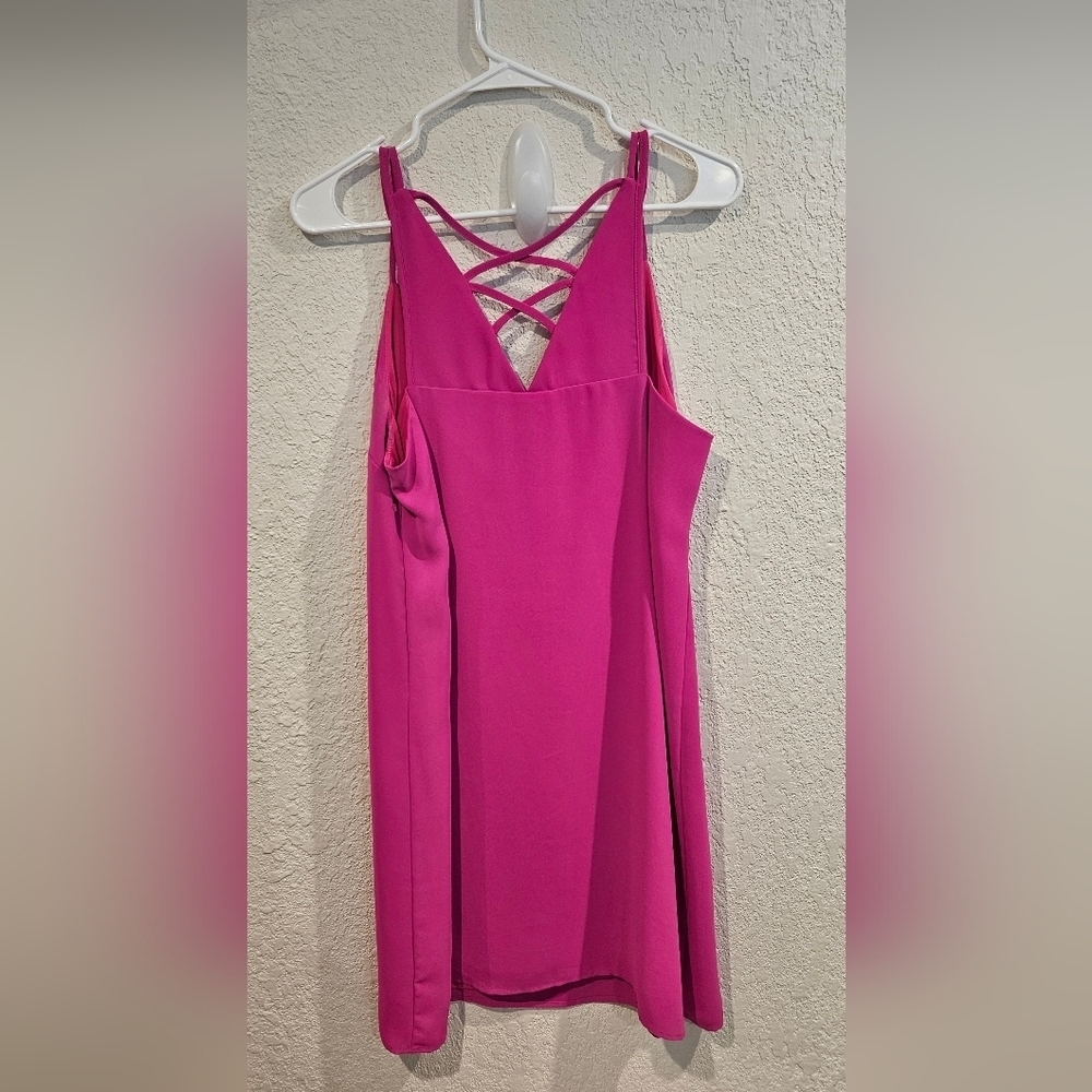 Skies Are Blue Sleeveless Summer Mini Dress Size Large - Picture 3 of 4